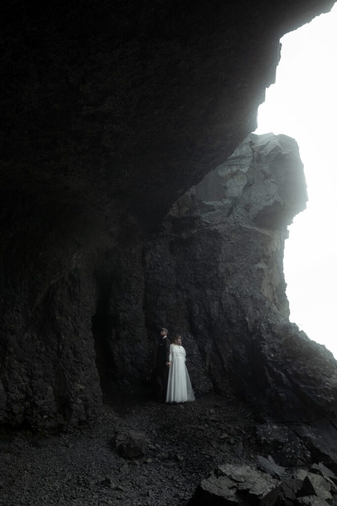 Skógafoss elopement wedding photography