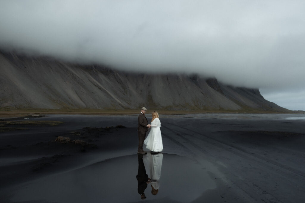 Skógafoss elopement wedding photography